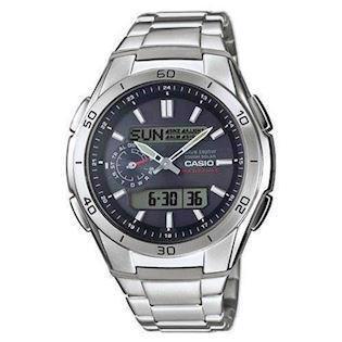 Casio Wave Ceptor WVA-M650D-1AER herreur i rustfrit stål med rem
